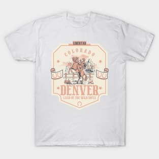 Denver Colorado wild west town T-Shirt
